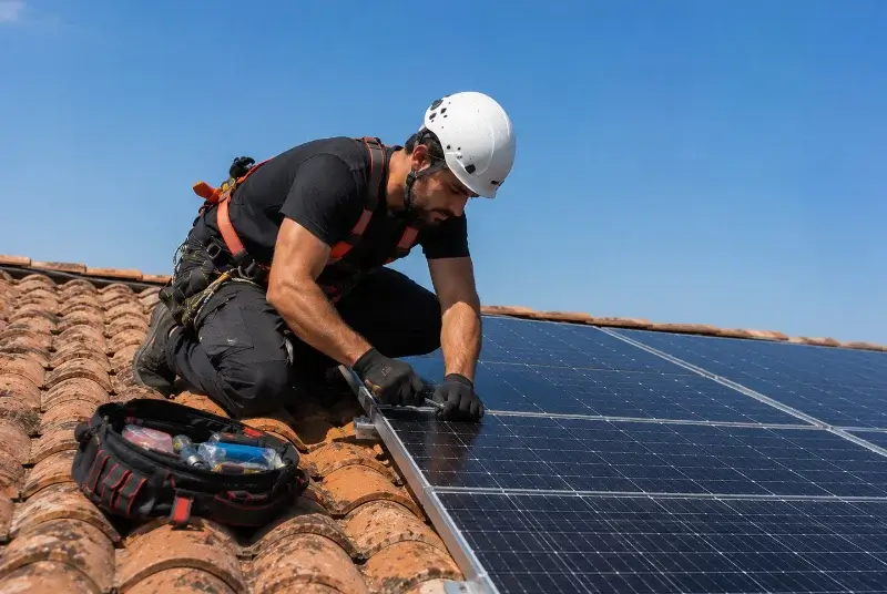 Maintenance et monitoring de panneaux solaires à Montmaur